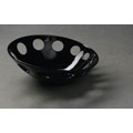 Vanilla Beat Black Centerpiece Bowl