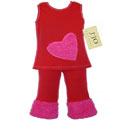 JoJo Designs Heart Baby Girl 2-piece Outfit
