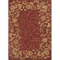 Hand-tufted Sheila Burgundy Accent Rug (2'6 x 4')