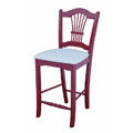 24-inch Cane Back Stool