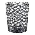 Wire Rose Round Wastebasket