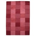 Hand-tufted Wine Tile Wool Rug (8' x 10' 6)