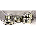 Concord 10-piece Tri-Ply Stainless Steel Cookware Set