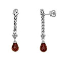 Di Modolo 18k Gold Rhodolite and Diamond Earrings