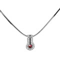 Di Modolo 18k Gold 1/2ct Diamond Pink Sapphire Necklace (GH, VS)