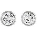 Sterling Silver Cubic Zirconia Stud Earrings