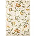 Hand-tufted Charleston Ivory Wool Rug (5' Round)