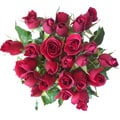 Simply Two Dozen Red Roses