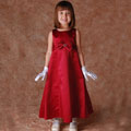 Little Girls Special Occasion Burgundy Dress