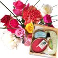 Barely Rose Carnation and Hawaiian Bathtime Crate