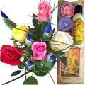 Barely Rose Iris and Bamboo Bath Gift Set