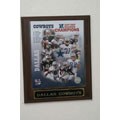 Division Champion Dallas Cowboys Picture Plaque