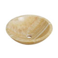DeNovo Honey Onyx Vessel Sink Set