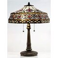 Tiffany-style Ventura Flowers Table Lamp