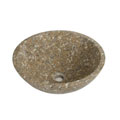 DeNovo Baltic Brown Stone Vessel Sink Set