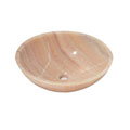DeNovo Rose Onyx Stone Vessel Sink Set