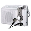 Compact Three-band AM/ FM TV Radio with Earphones