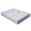 Mission Vitreous China White Lavatory Sink