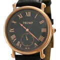 Trump Men's Roman Numeral Rosegold Quartz Watch