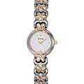 Bulova Women's White Dial Two-tone Watch
