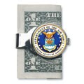 Silver-toned JFK Air Force Money Clip