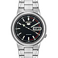 Seiko Men's Automatic Steel Black Dial Watch