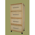 4-drawer Bleached Utility Chest