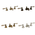 Crystal Widespread Lavatory Bathroom Faucet