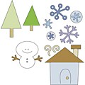 Cuttlebug 2 x 2-inch Winter Die Set