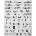 Rhonna Farrer 'Messy Dates' Clear Stamp Set
