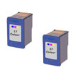 HP 57 2-pack Color Ink Cartridge (Remanufactured)