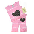 JoJo Designs 2-piece Tie Dye Heart Infant Outfit