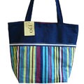 JoJo Designs Multicolored Stripe Tote Bag