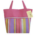 JoJo Designs Multi-colored Stripe Tote Bag