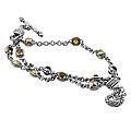 Scott Kay Sterling Silver Quartz Three-strand Bracelet