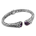 Scott Kay Sterling Silver Amethyst 1/2ct Diamond Bracelet