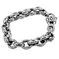 Scott Kay Sterling Silver Engraved Link Bracelet