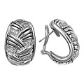 Scott Kay Sterling Silver 2/5ct TDW Diamond Earrings (H, I1)