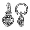 Scott Kay Sterling Silver Diamond Drop Earrings