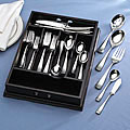 Towle Barren 45-piece Flatware Set with Caddy
