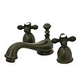 Restoration Mini Widespread Rubbed Bronze Faucet