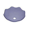 DeNovo Sardinia Frosted Blue Oyster Glass Vessel
