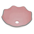 DeNovo Sardinia Frosted Rose Oyster Glass Vessel