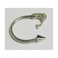 Fish Hook Key Ring