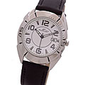 August Steiner 'Racing' Shark Strap Sport Watch