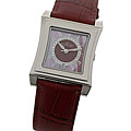 August Steiner Women's 'Savannah' Mahogany Watch
