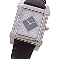 Burgi 'The Rockerfeller' Genuine Alligator Watch