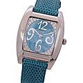 Burgi 'Southern Comfort' Diamond Lizard Strap Watch