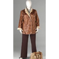 Reality Plus Size Vintage Look Faux Suede Coat