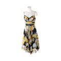 Sangria Vivid Missy Dress with Braided Straps